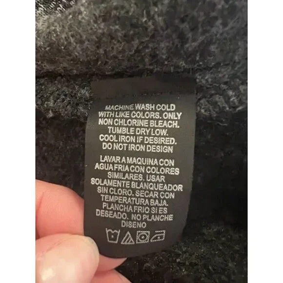 Beverly Hills Polo Club Mens Small Gray 1/4 Zip Long Sleeve Pullover Sweater - Picture 6 of 7